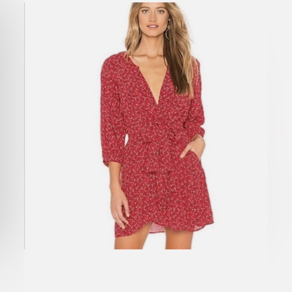 Free People Clara tie tunic dress